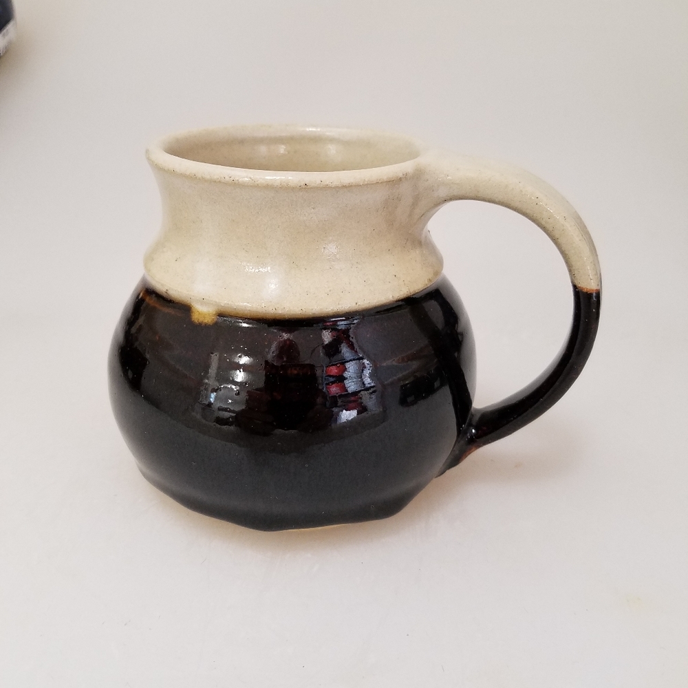 No spill stoneware ceramic mug #3021